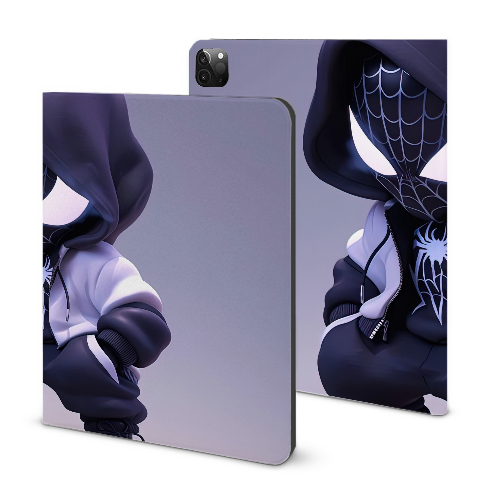 Spider Man スパイダーマン IPadケース ペンホルダー付き ブックスタイルデザイン
